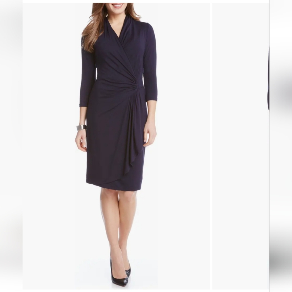 Karen Kane Faux Wrap Dress